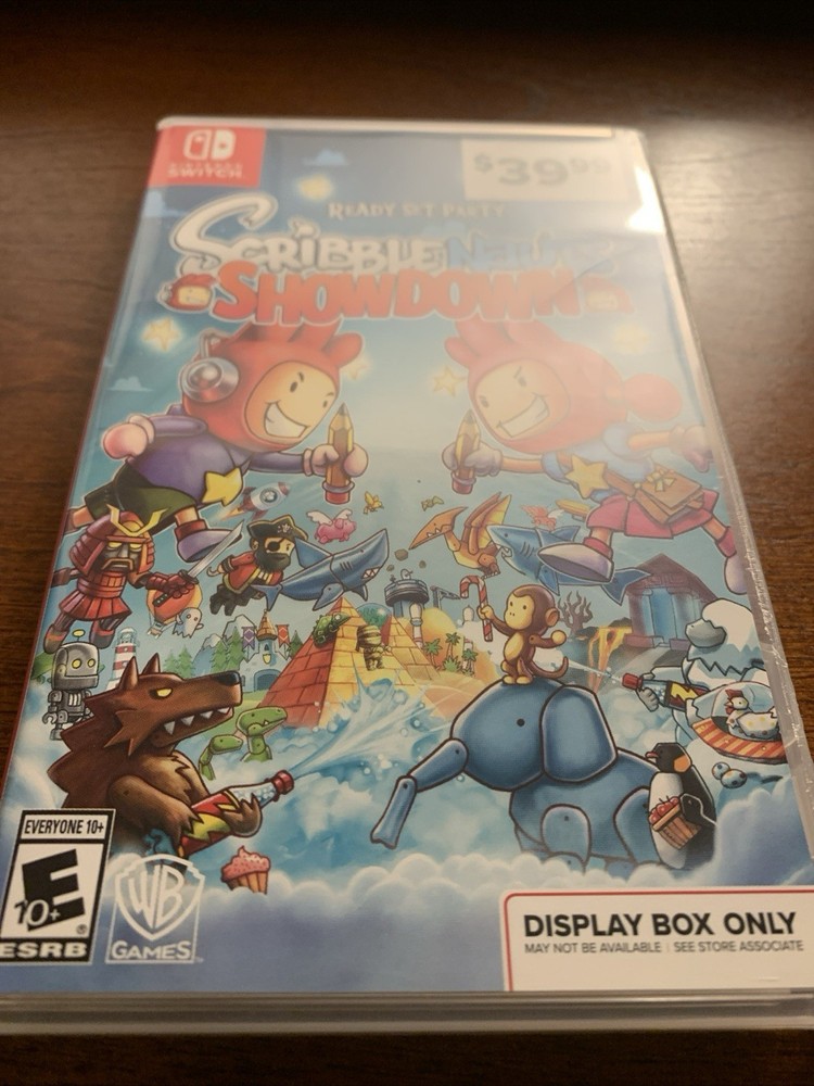 Scribblenauts Showdown / Nintendo Switch Authentic Display Box Only / NO GAME