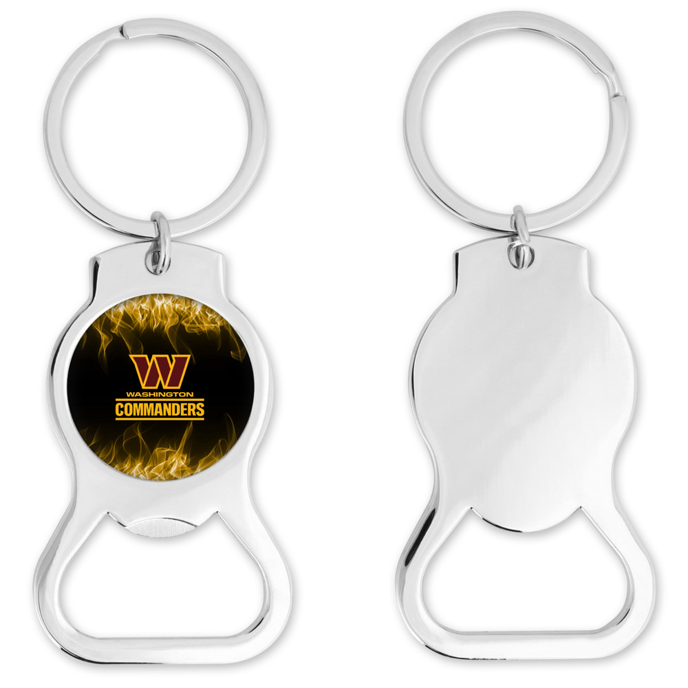 Washington Commanders Bottle Opener Keychain Round