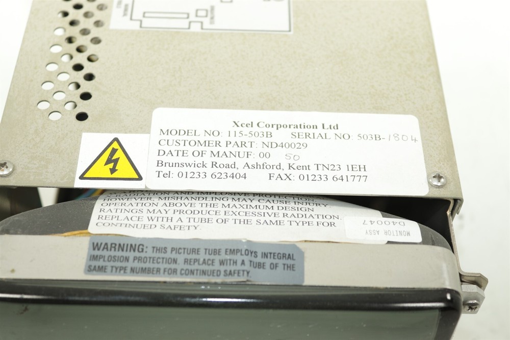Anritsu 56100A Sealar Spectrum Analyzer CRT Display ND40029