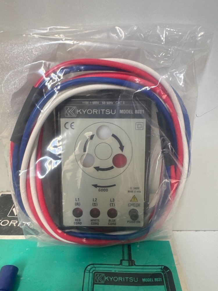 KYORITSU 8031 Phase Indicator with Open Phase Checker
