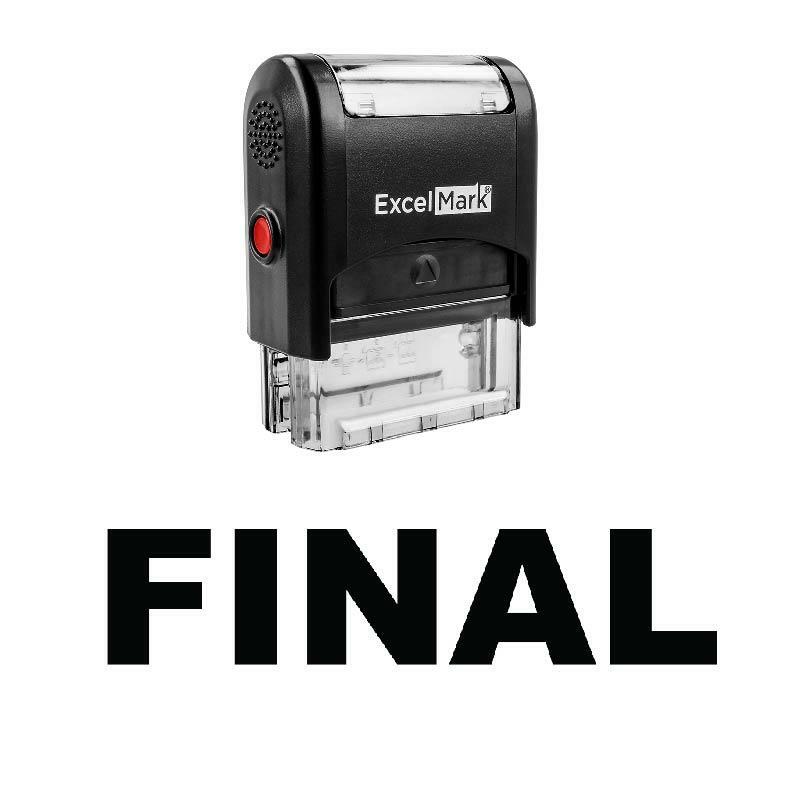 Block FINAL Stamp - Self-Inking / Black