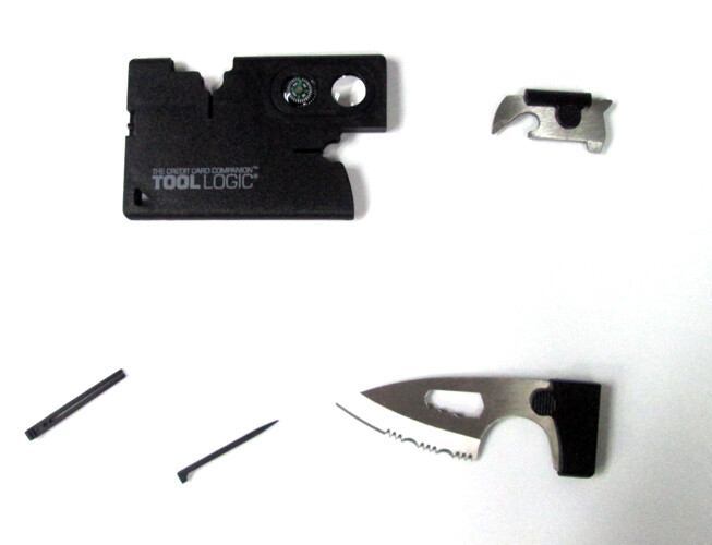 Multi-Function Wallet Combination Tool Card 9 Functions Knife Pick Opener NIB