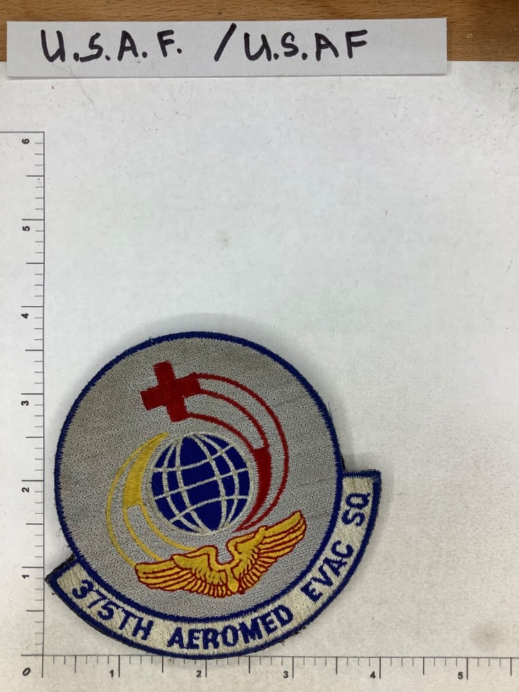 USAF  375th AEROMED EVAC SQUADRON PATCH