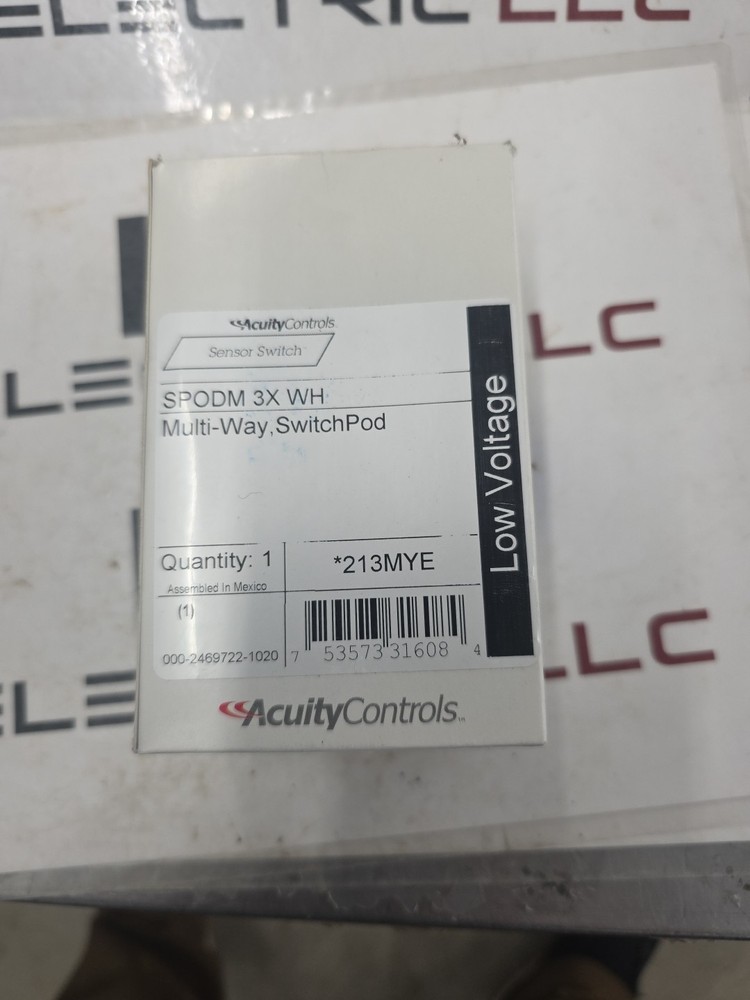 SPODM 3X WH White Acuity Controls Low Voltage