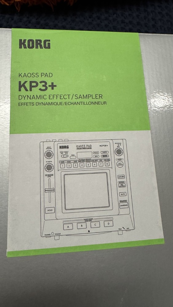 Korg Kaoss Pad KP3+ Dynamic Effect Effector Sampler with Touch Pad