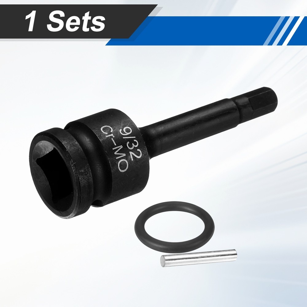 1/2" Drive Impact Hex Bit Socket 9/32 Inch SAE CR-MO Steel Hexagonal Socket