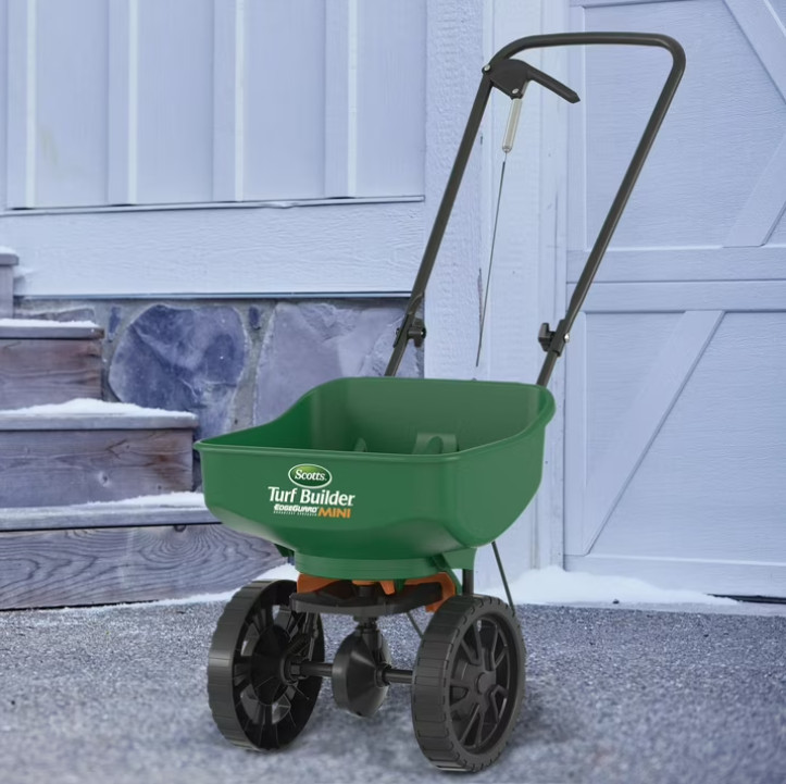 Turf Builder EdgeGuard Mini Broadcast Spreader