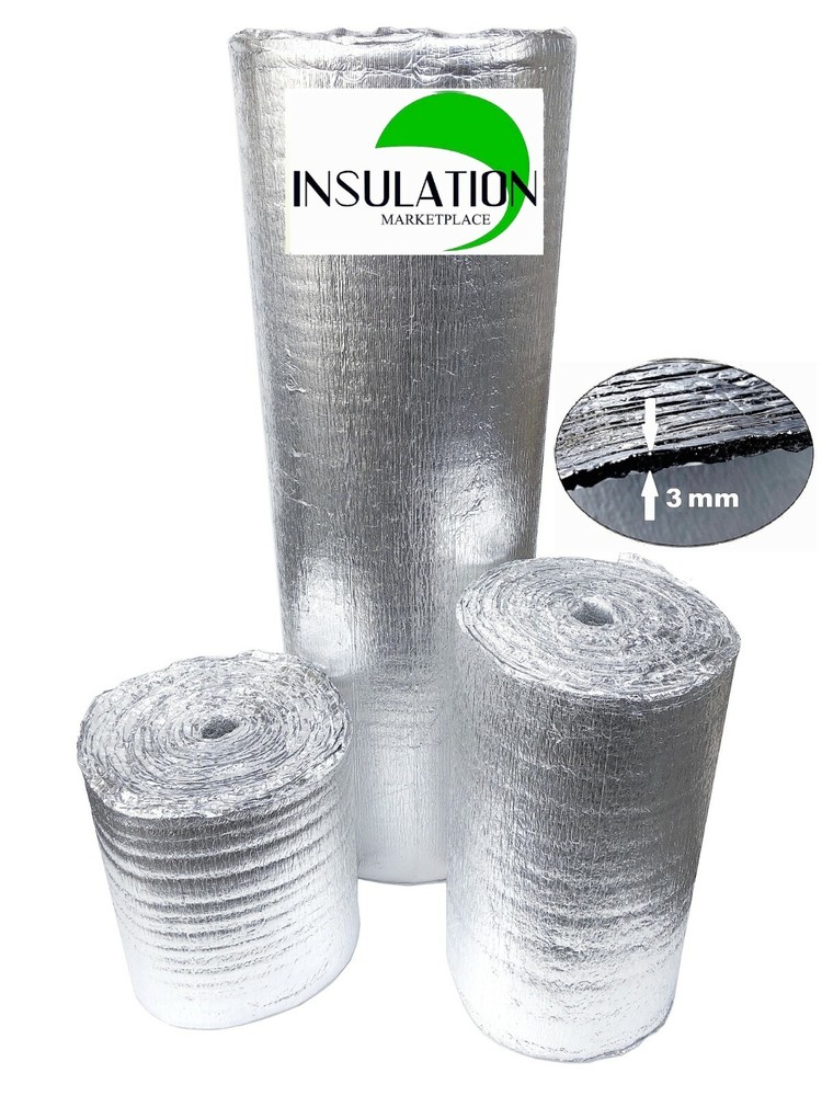 SmartSHIELD -3 Reflective Insulation roll, Foam Core Radiant Barrier - 3MM