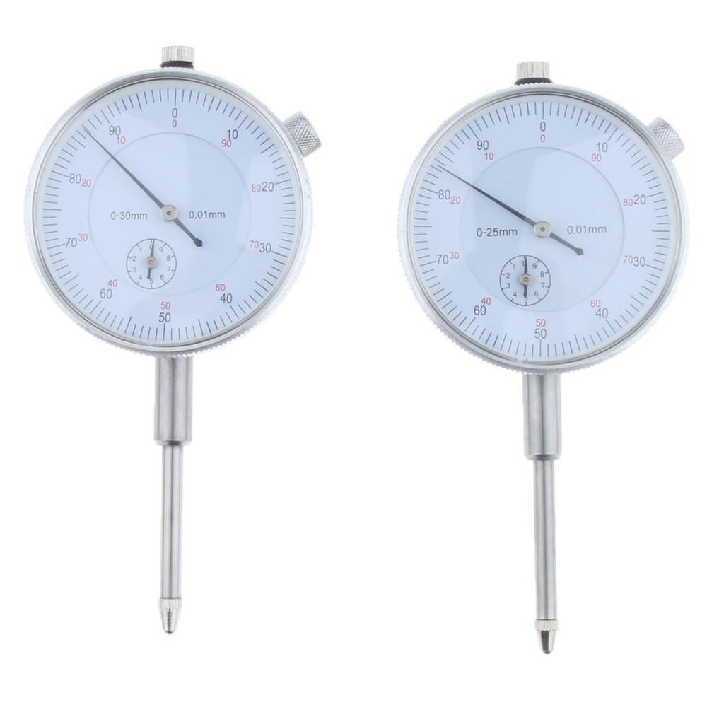 Precision Dial Test Indicator With Pointer, Metric, 0-25mm,