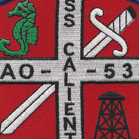 USS Caliente AO-53 Fleet Oiler Ship Patch