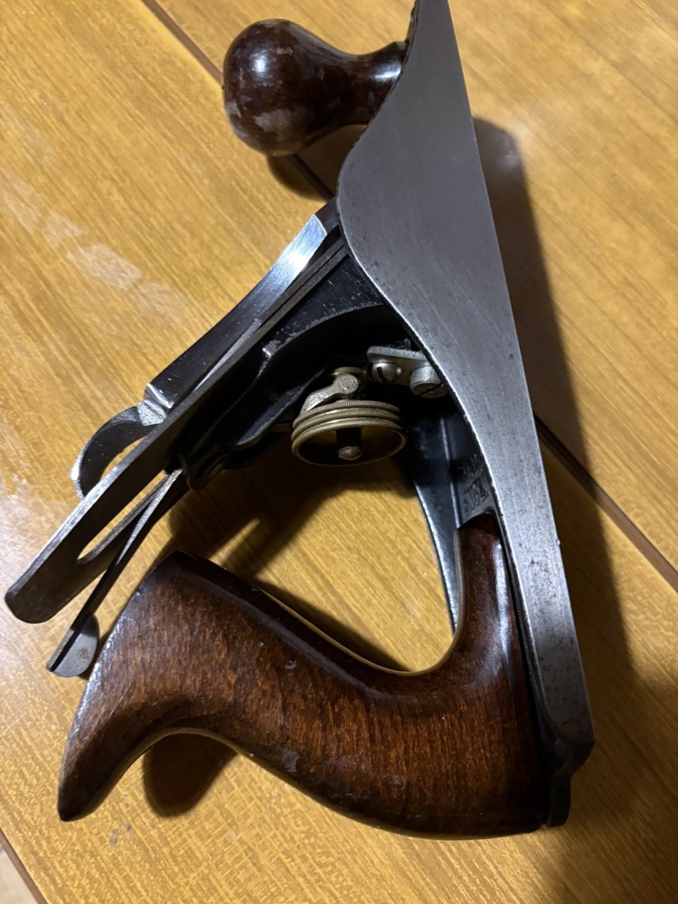 Vintage Stanley Bailey No 4 Wood plane Smooth Bottom