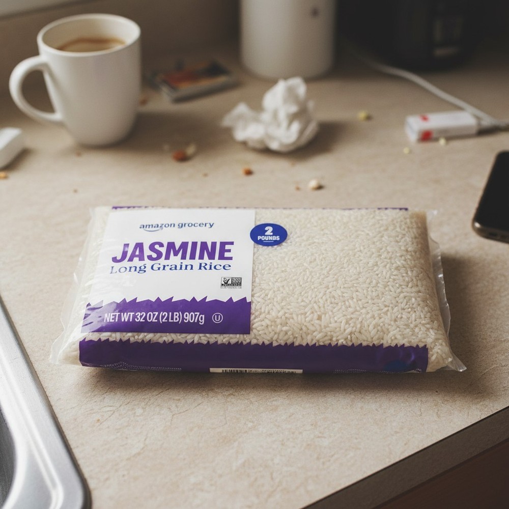 Jasmine Long Grain Rice, 2 lb (Previously Amazon Fresh, Packaging May Vary)
