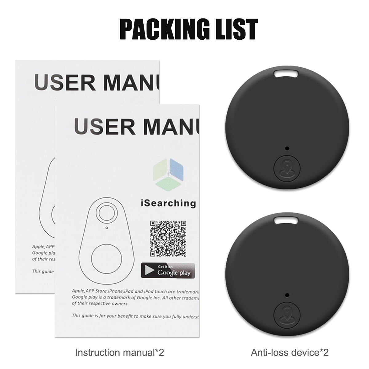 Bluetooth Mini GPS Tracking Air Key Tag Child Pet Finder Location Device LOT