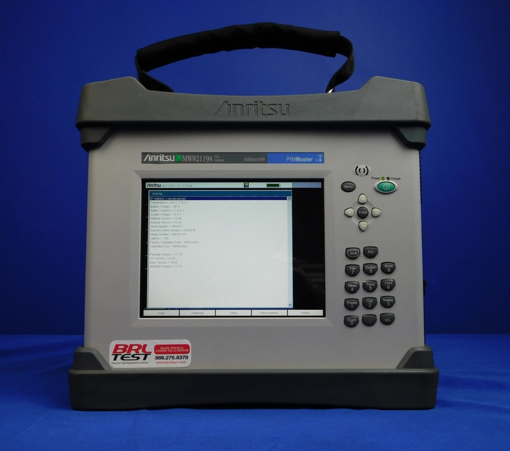 Anritsu MW82119A 850 PIM Master Passive Intermodulation Analyzer - MW82119A-850