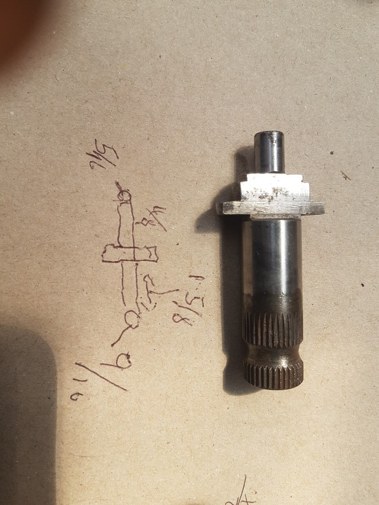 GEARCHANGE SHAFT  QUADRANT.