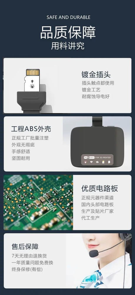 For KINGROON/KP3S/Pro/Pro S1,3D printer Wifi wireless transmission module