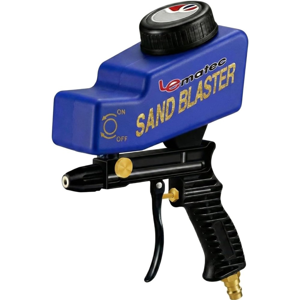 Lightweight Sand Blaster Gun with Easy-Pull Trigger - Perfect for Detailed Work