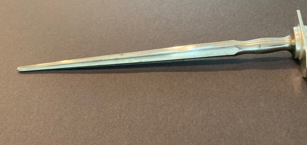 1847 Rogers Bros Ancestral 1924 Silverplate Carving Set Knife & Sharper & Fork!