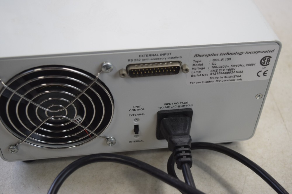 Fiberoptics Technology Incorporated SOL-R 150 DL Light Source