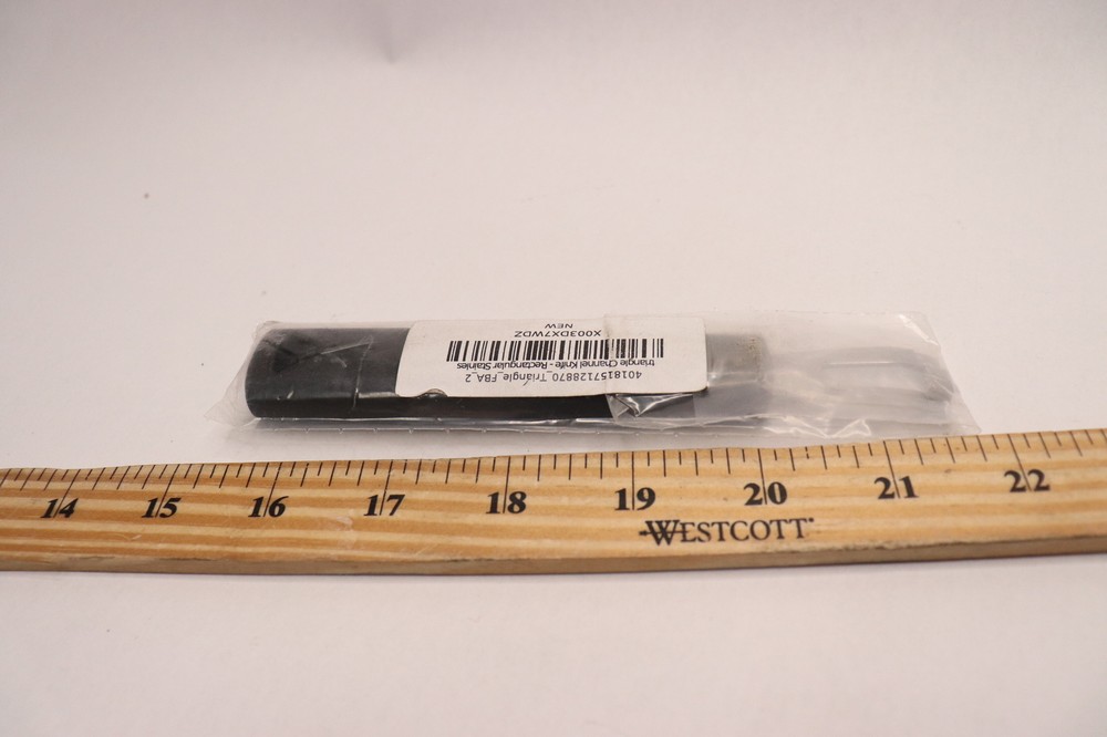 Triangle Rectangular Canal Knife Stainless Steel 720170400