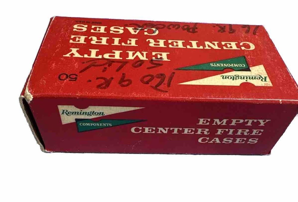 Vintage Remington 357 Empty Centerfire Cases Box