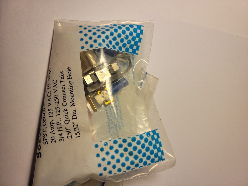 Selecta Switch Toggle Switch Model SD202P-BG