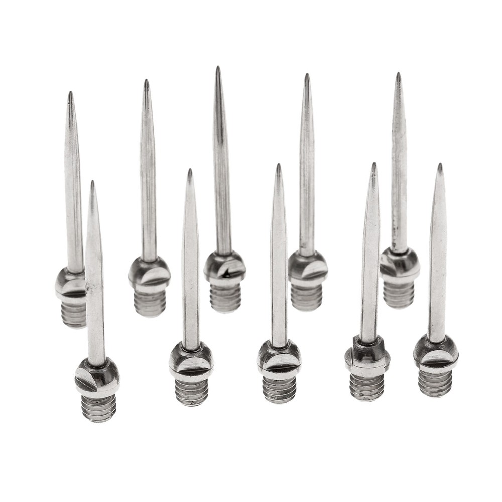 10Pc/Set Harrow Dart Steel Tip Replacement Conversion Dart Point Flight Shaft
