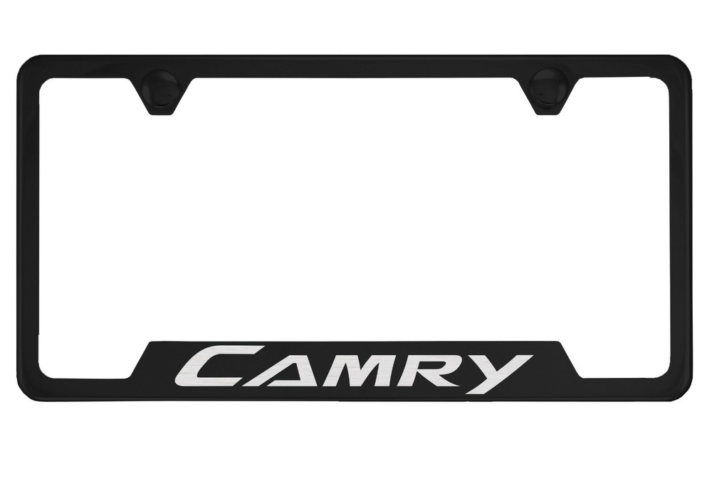 Black License Plate Frame For Camry
