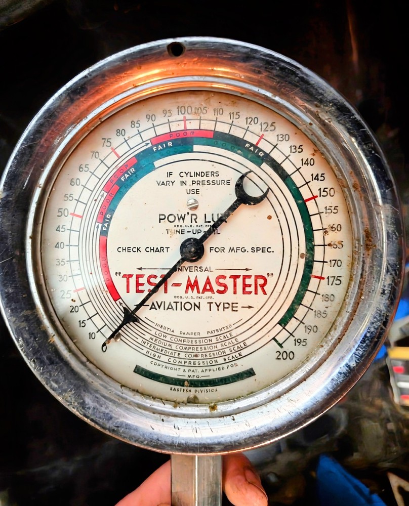 1940's  TEST-MASTER Compression Tester