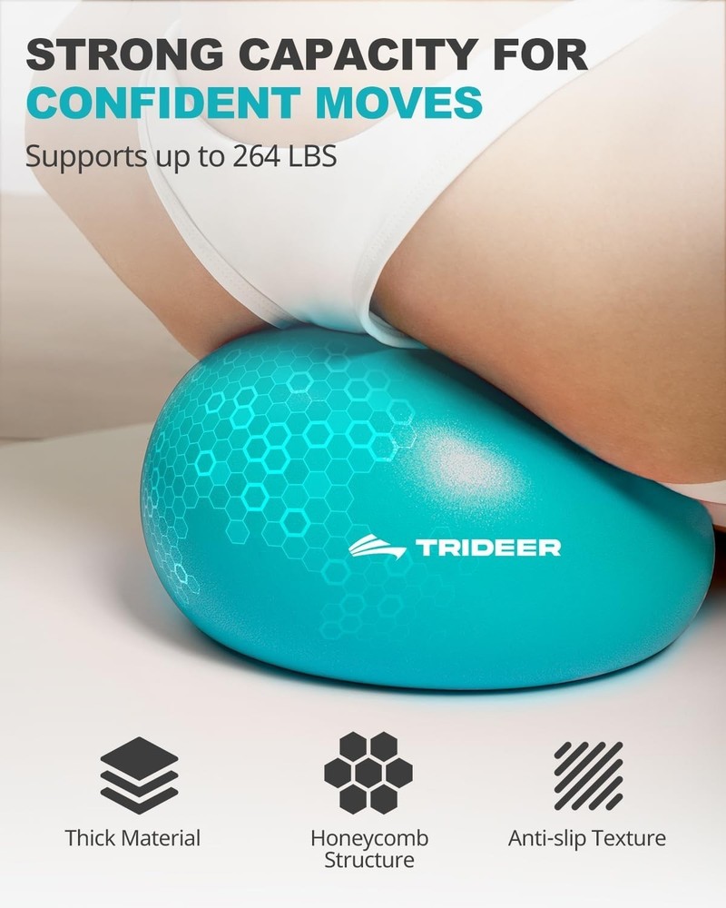 Versatile 9-Inch Mini Exercise Ball for Core Strengthening and Physical Therapy