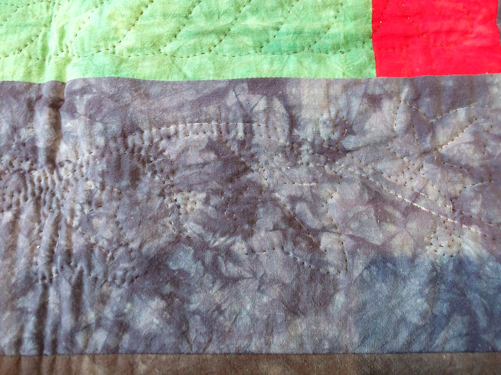 Homemade Patchwork Quilt Amish 30” Square