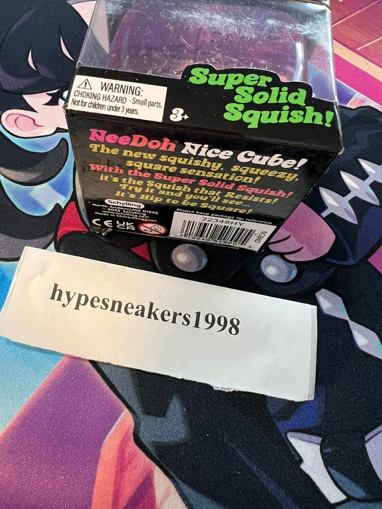 NeeDoh Nice Cube Super Solid Squish Purple (BRAND NEW)