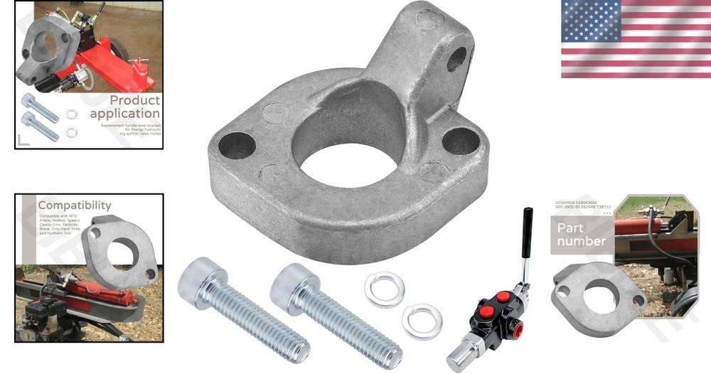 Replacement Valve Lever Handle Bracket for MTD Splitters - High-Quality Metal