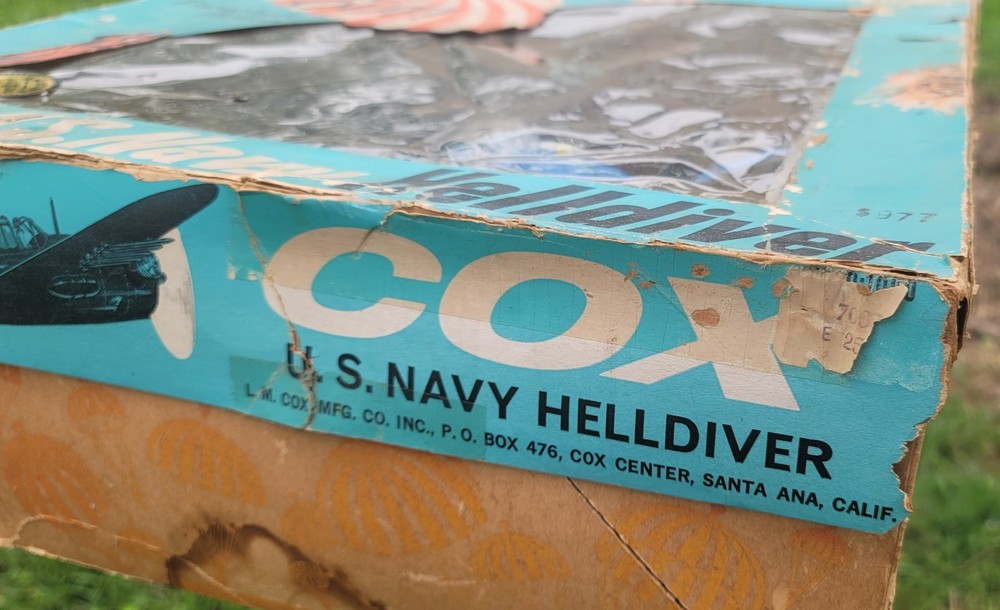 Rare Cox Navy Helldiver Sb2c .049 Thimble Drome
