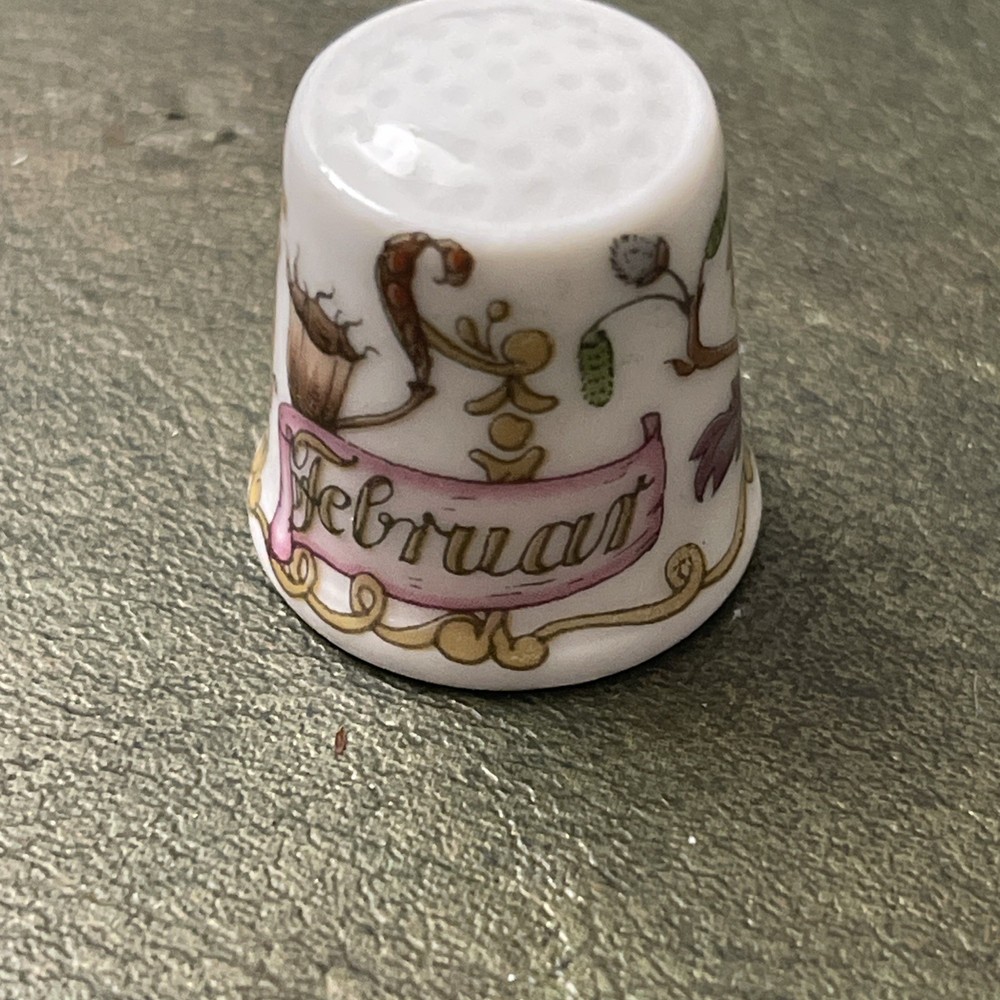 Vintage Porcelain Thimble Made In Germany