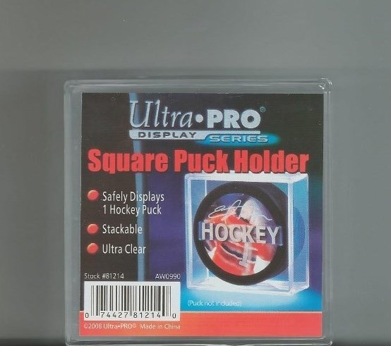 Ultra Pro Square Hockey Puck Holder ( 1 ) Case Stackable
