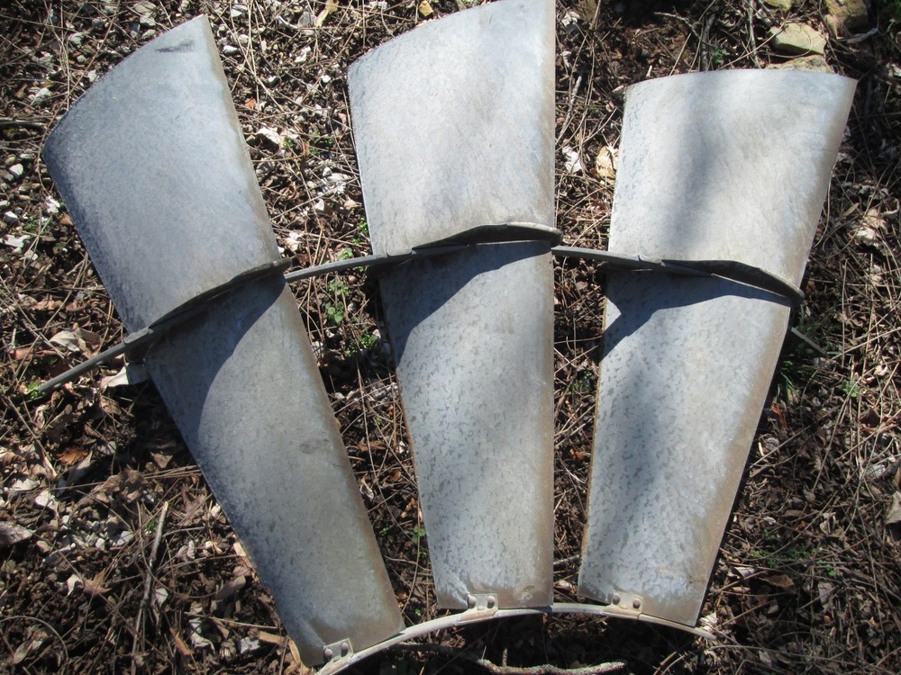 10ft Aermotor Windmill B-702 Wheel Section, 3 Sails, B100, Vintage