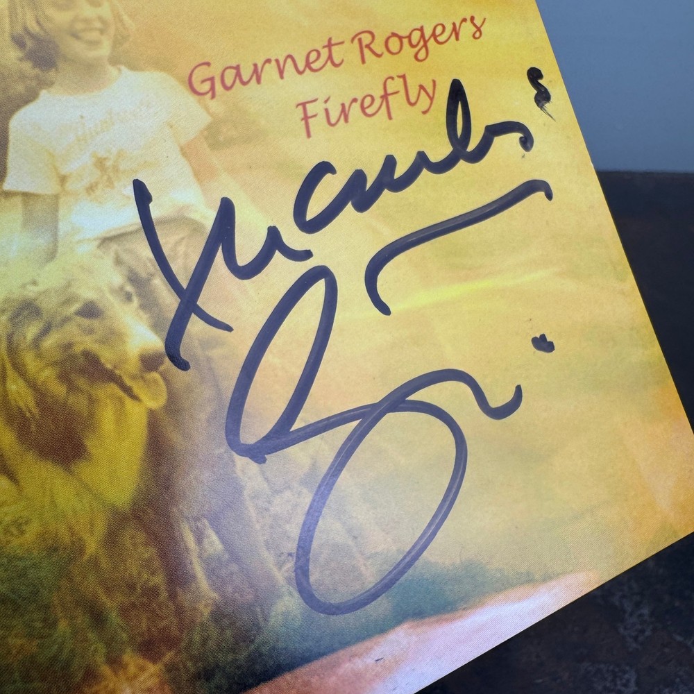 GARNET ROGERS - Firefly CD INSERT - SIGNED