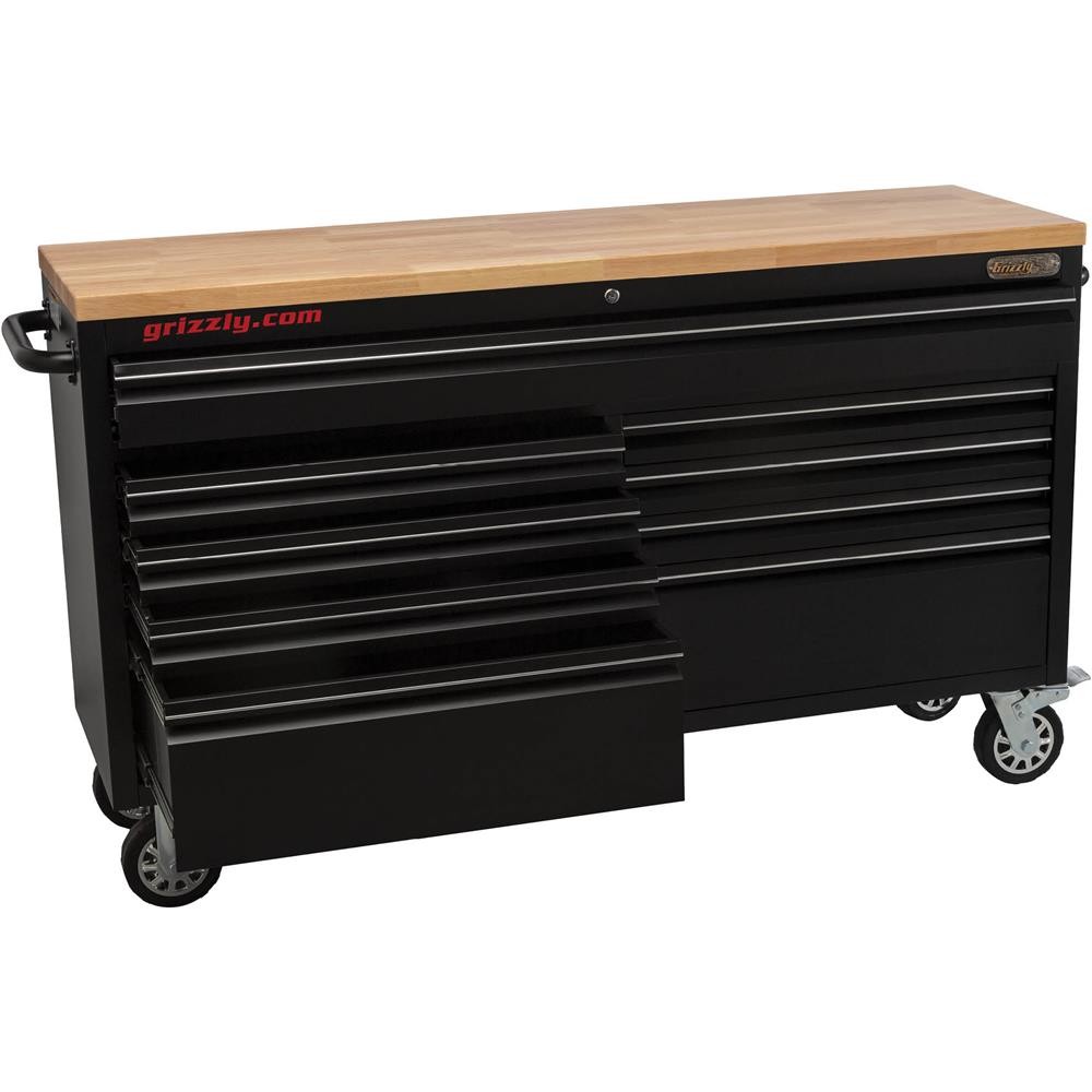 T33254 61" 9-Drawer Rolling Tool Cabinet