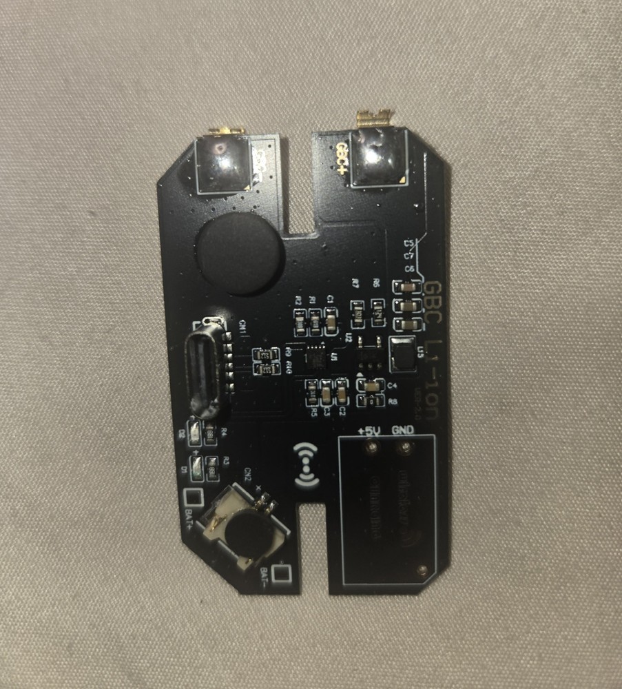 Gameboy Rechargeable Mod Kit Type C For (2 x units) Gameboy