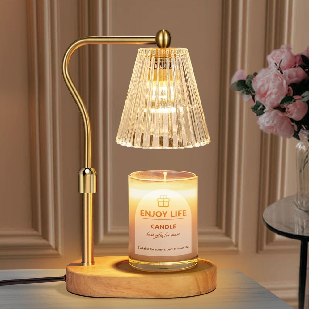 Candle Warmer Lp with Timer Dimmer Adjustable Height for New Home