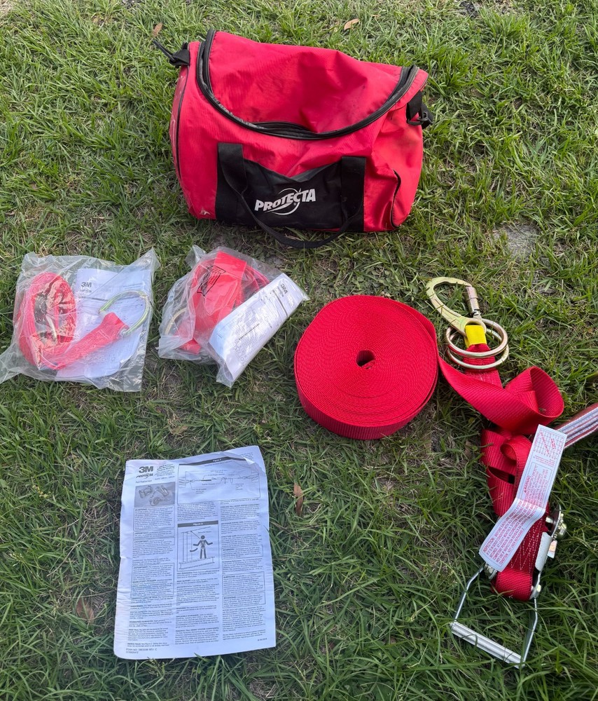 NEW 3M Protecta PRO-Line Web Horizontal Lifeline System