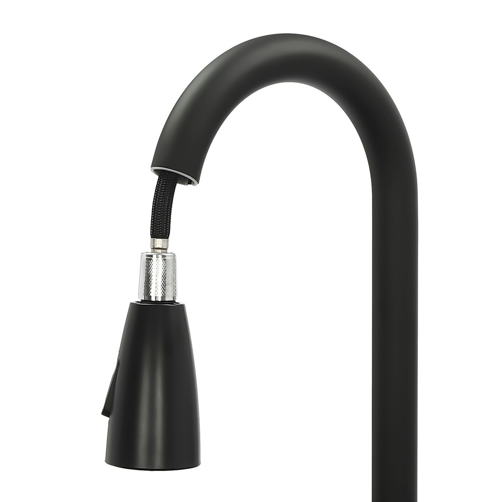 Durable Laundry Sink with Pull-Out Faucet and Spacious Design