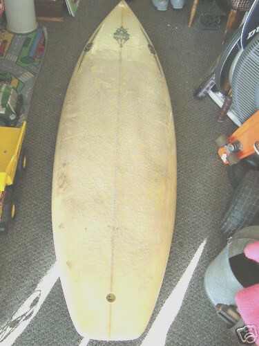 VINTAGE JUST WATER BIG SURFBOARD