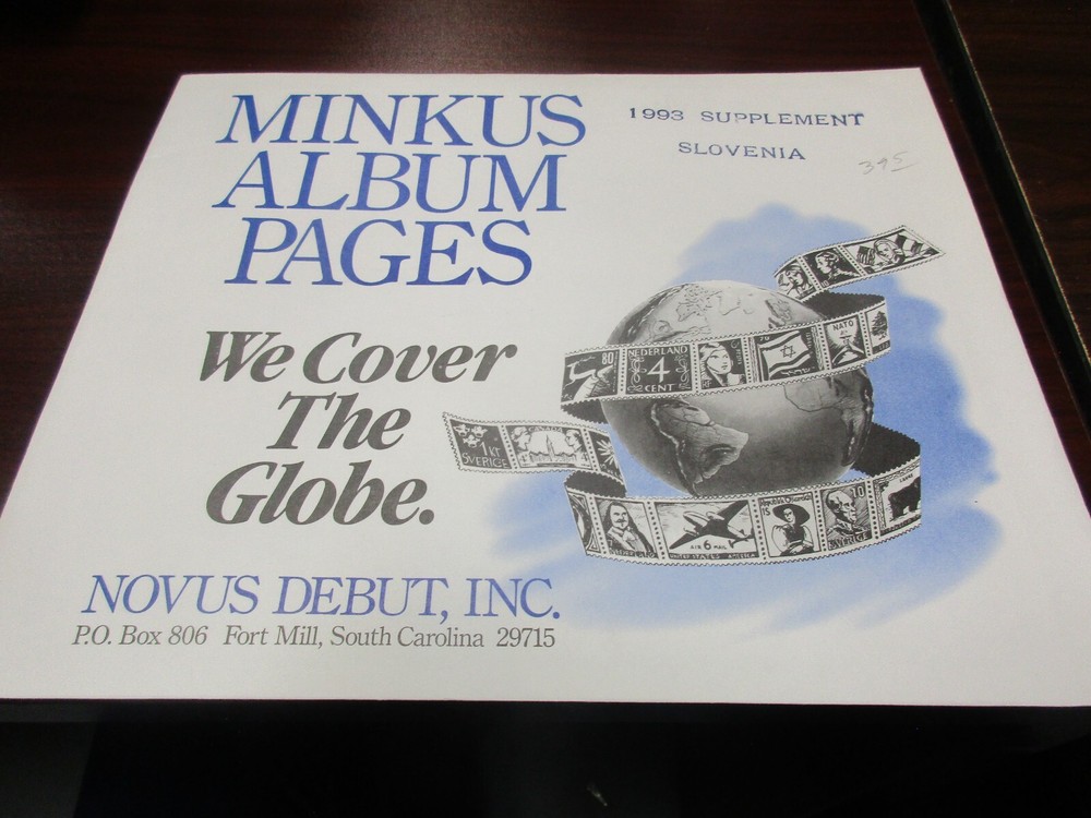 "MINKUS" 1993 SUPPLEMENT SLOVENIA  W/FREE SHIPPING!!!