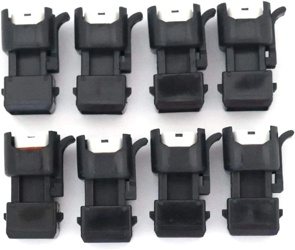 8pcs Fuel Injector Adapter Connector Kit Replacement Compatible with EV1 to