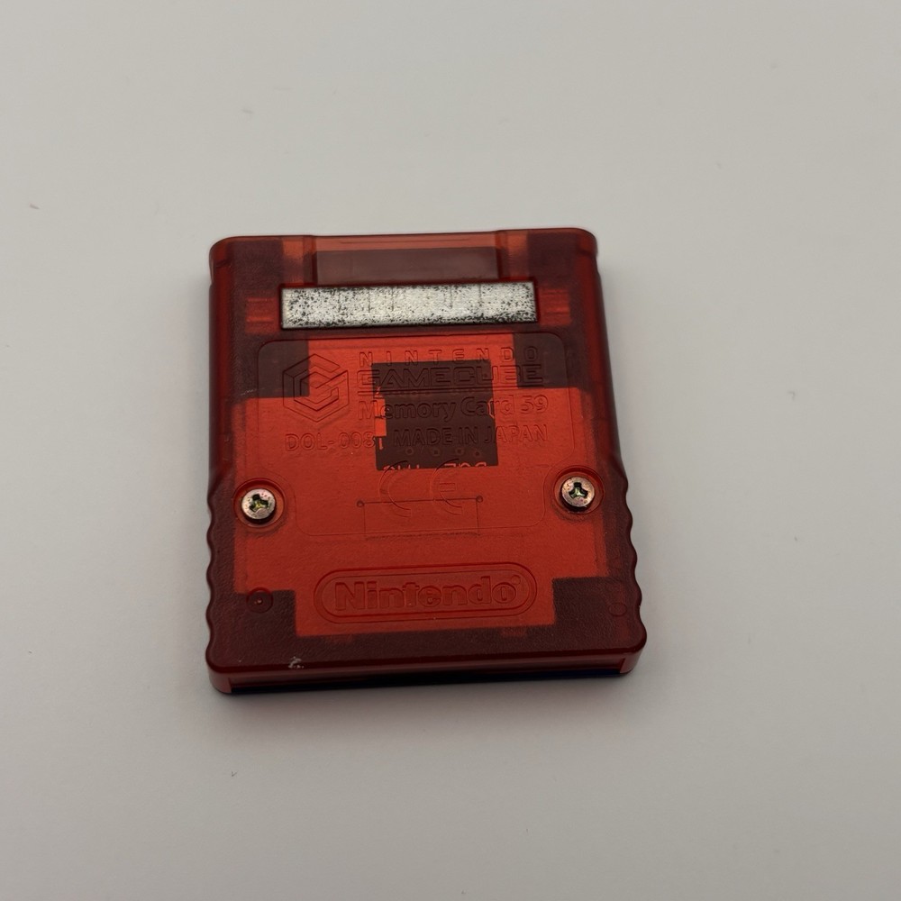 Official Nintendo GameCube Pokemon Box Ruby & Sapphire Memory Card 59 Block
