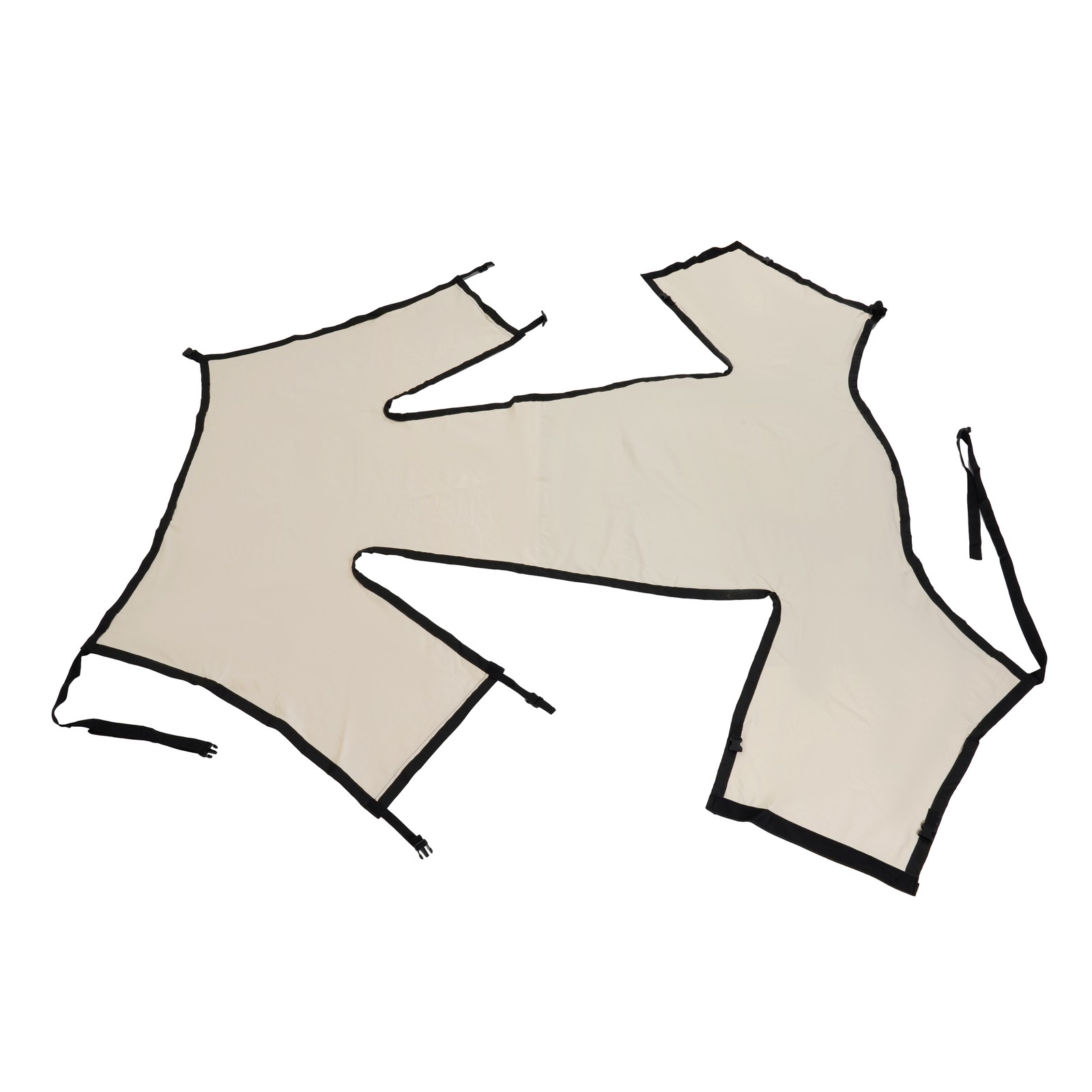 Aircraft Cabin and Windshield Cover White Canvas For Cessna 150 Cessna 152