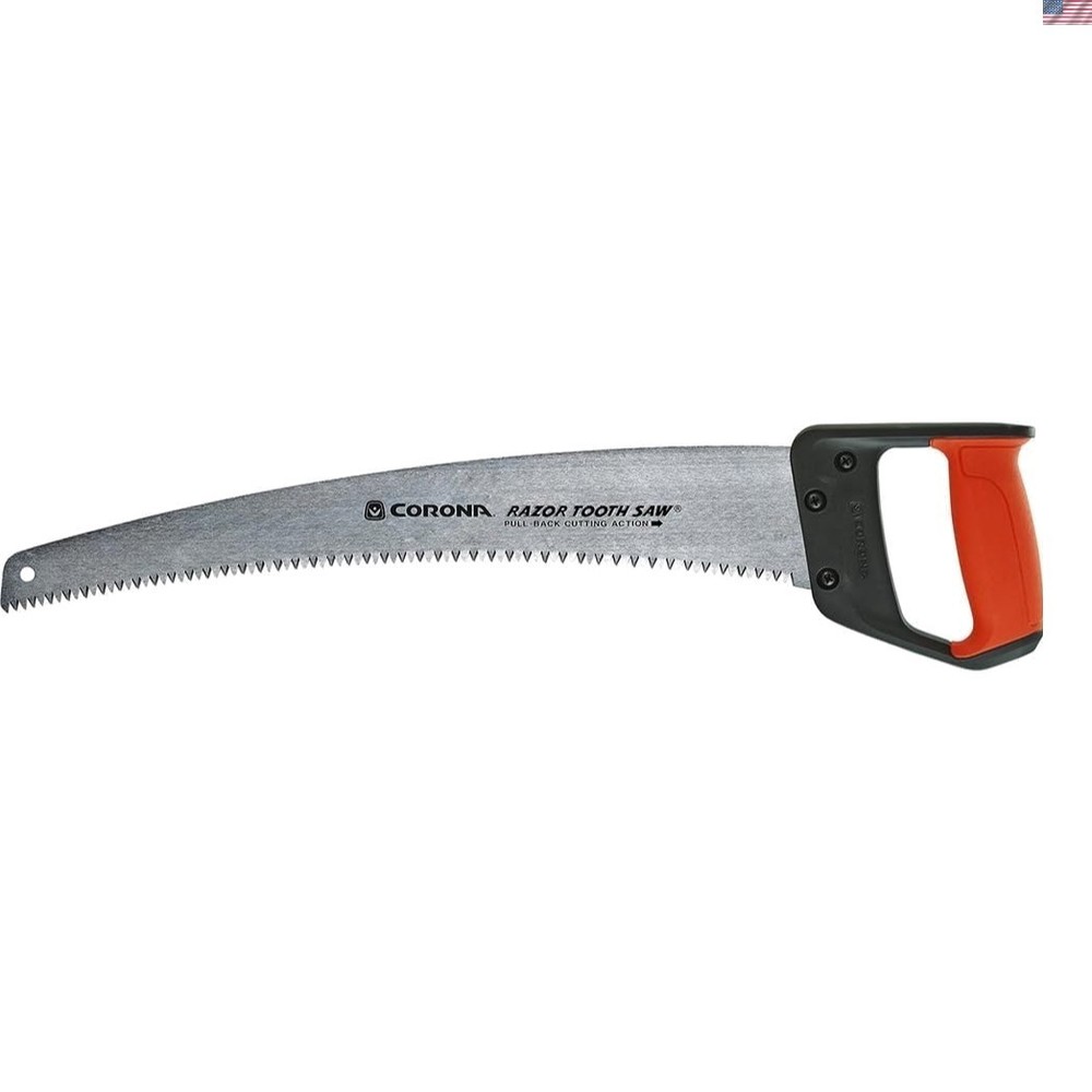 18-Inch RazorTOOTH Pruning Saw - Cuts Branches Up to 10" Efficiently