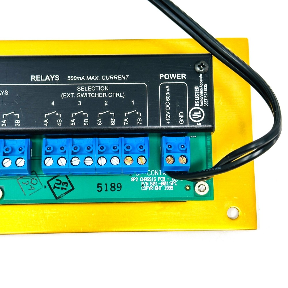 SP Controls SP2-SMCHAS-AG Small Chassis Mini SmartPanel Projector Control Gold